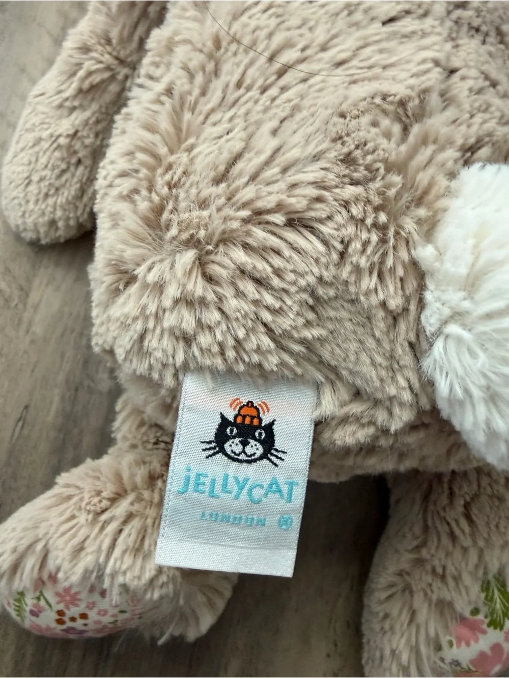 Jellycat Blossom Beige Bunny Petal